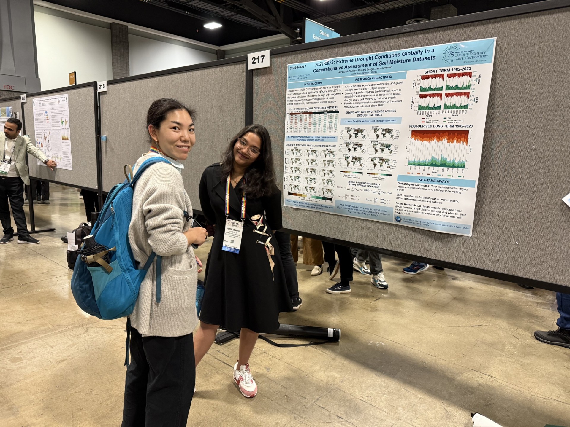 Ibuki and Aandishah scheming to develop another drought metric