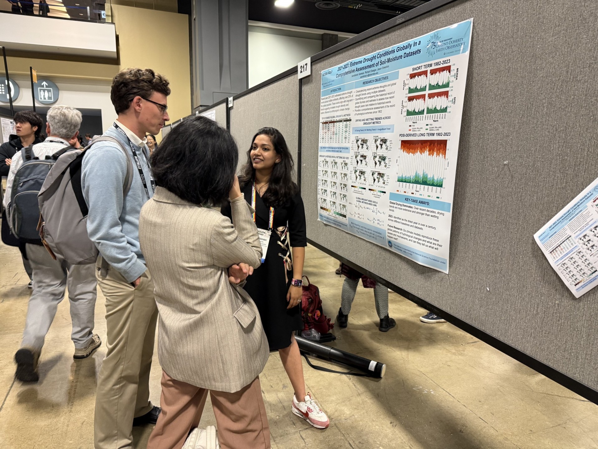Aandishah explains how all of the soil moisture estimates agree very well with each other.