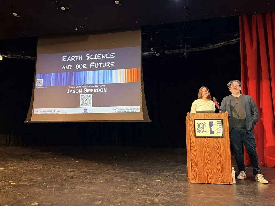 Smerdon at Hunter College High School (photo credit: HCHS)